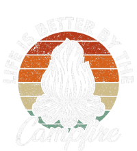 Life Is Better By The Campfire Vintage Retro Camping Sustainable Bucket Hat