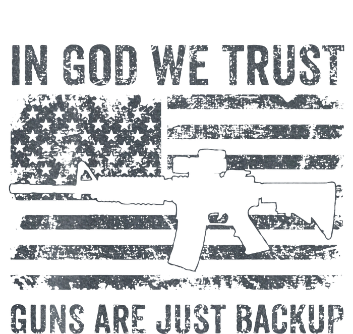 In God We Trust Guns Are Just A Backup Funny Gun Women’s Perfect Tri Rocker Tank