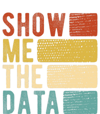 Show Me The Data Data Scientist Data Analyst Striped Beanie with Solid Band