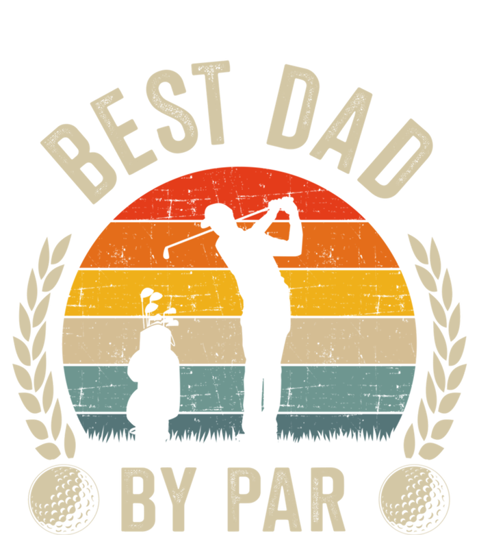 Best Dad By Par For Golf Fathers Day Birthday Christmas Meaningful Gift Valucap Bio-Washed Visor