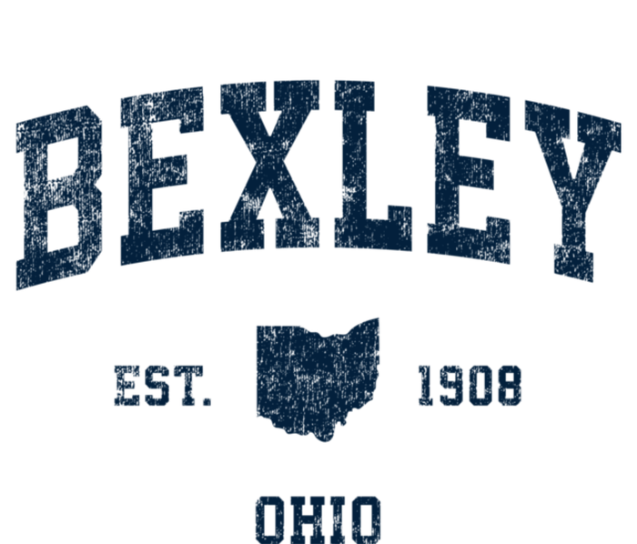 Bexley Ohio Oh Vintage Sports High Crown Mesh Back Trucker Hat