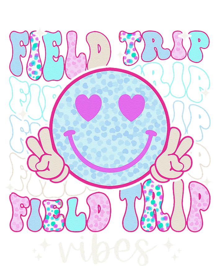 Field Day Field Trip Vibes Fun Day Groovy Teacher Student Premium T-Shirt