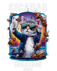 Funny Cat Selfie Cicadas Invasion 2024 Youth Performance Sprint T-Shirt