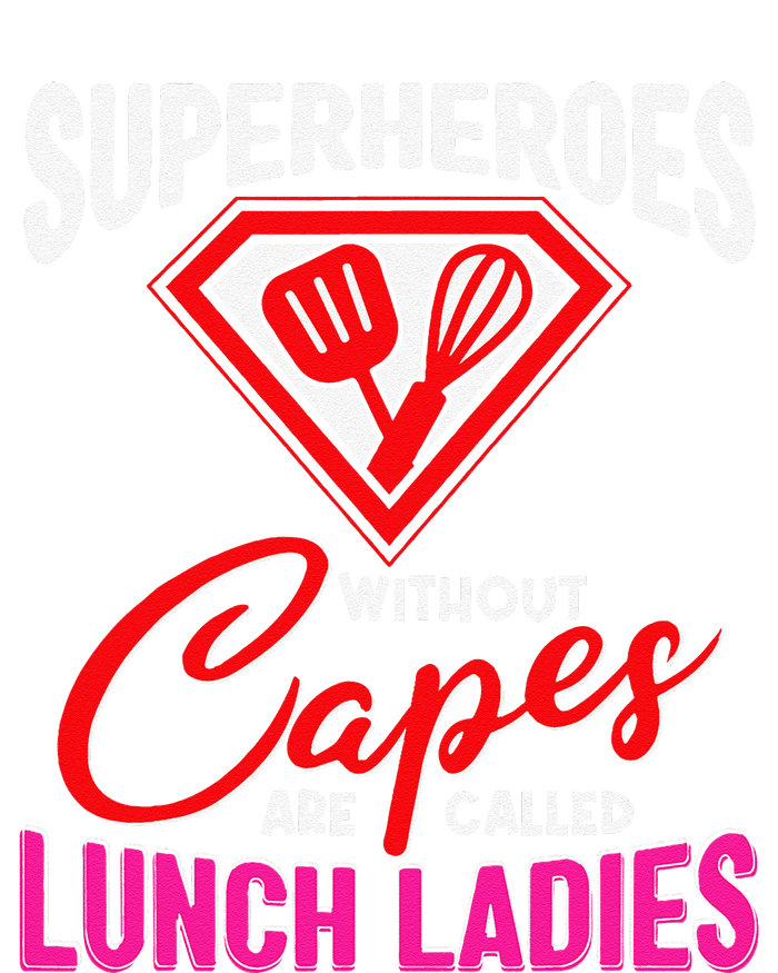 Funny Lunch Lady Superheroes Capes Cafeteria Worker Squad T-Shirt