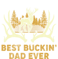 Deer Hunting Best Buckin Dad Ever Hunting Fathers Day Gift Short Acrylic Beanie