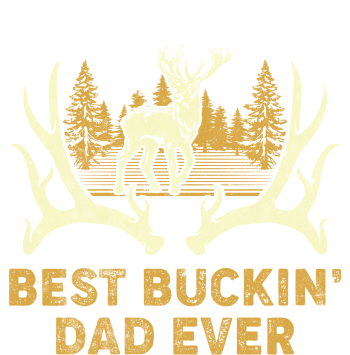 Deer Hunting Best Buckin Dad Ever Hunting Fathers Day Gift Short Acrylic Beanie