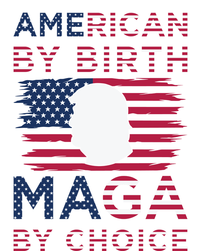 Cool American By Birth Maga By Choice 2024 Election Vote Tall Long Sleeve T-Shirt