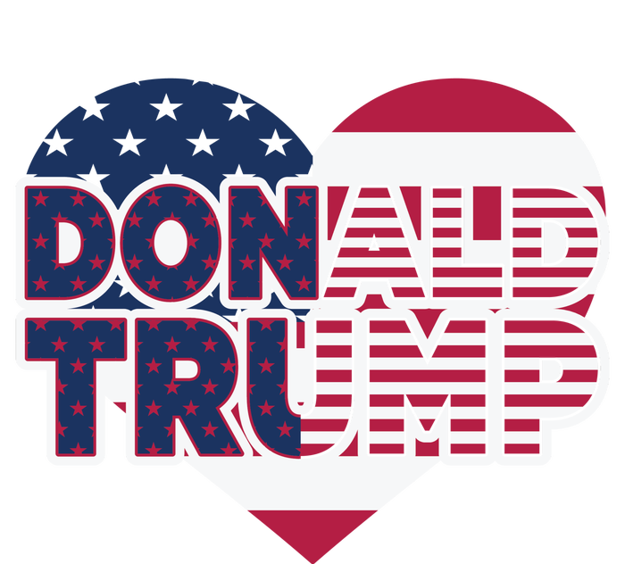 Cool Donald Trump Heart Election 2024 Premium T-Shirt