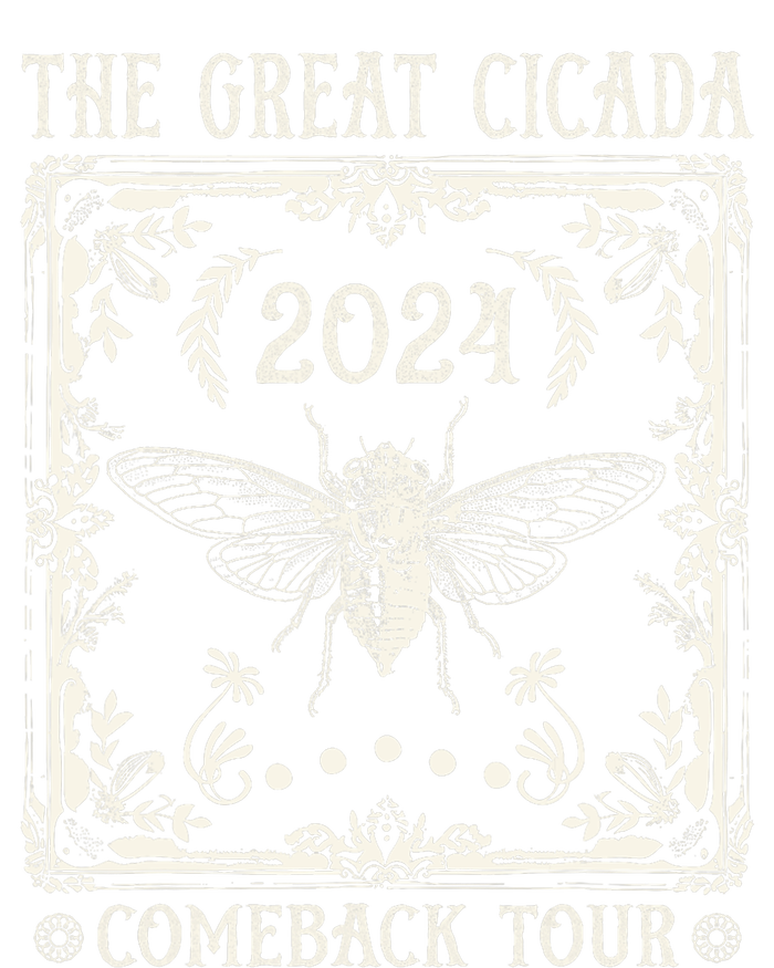 Funny Great Cicada Comeback 2024 Insect Invasion Womens California Wash Sweatshirt