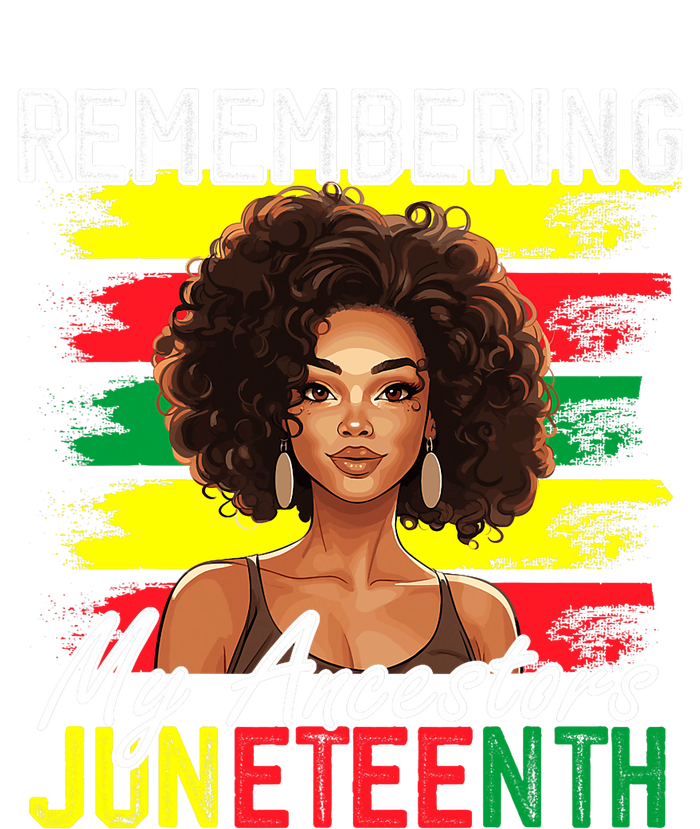 Remembering My Ancestors Juneteenth Melanin Black Women Zip Tote Bag