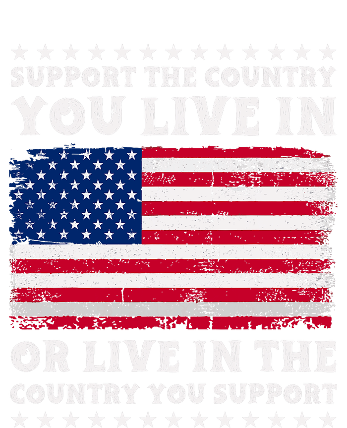 Support The Country You Live In The Country You Support Kids Hoodie