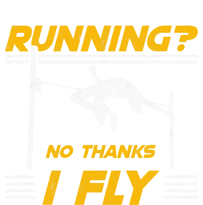 No Thanks I Fly High Jump Track And Field High Jumper Tall Hoodie