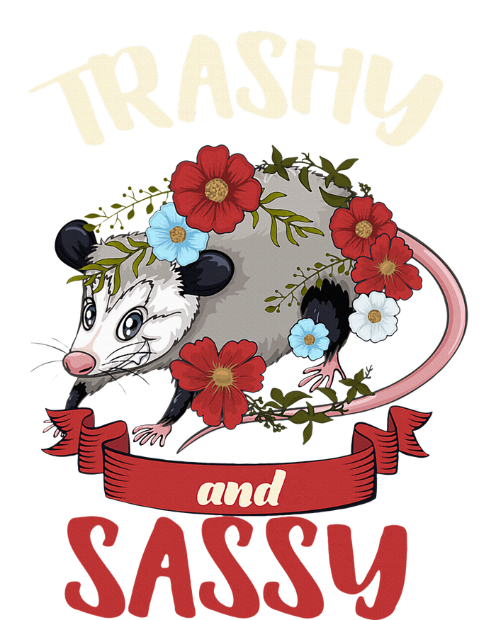 Possum Trashy And Sassy Live Ugly Opossum Team Trash Performance Fleece Hoodie