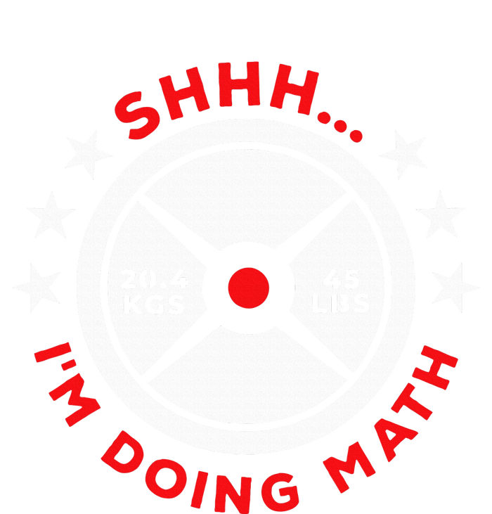 Shhh I’M Doing Math Gym Power Lifter And Weight Lifter T-Shirt