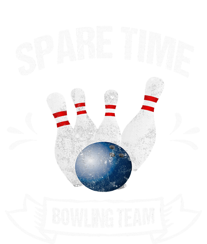 Spare Time Bowling Team Funny Bowling Snapback Five-Panel Rope Hat