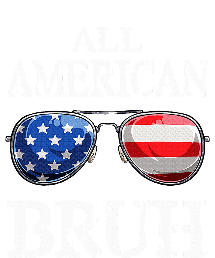 All American Bruh 4th Of July Boy Patriotic Teens Cooling Performance Crew T-Shirt