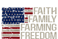 Faith Family Farming Freedom American Flag 4th Of July Cooling Performance Crew T-Shirt