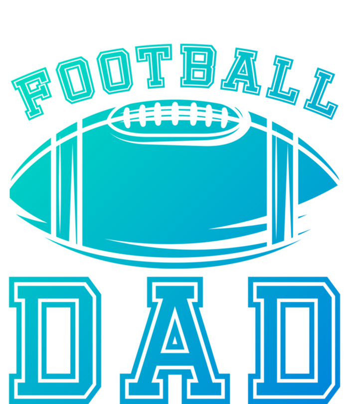 Fathers Day Football Dad American Football Player Football Gift Kids Tie-Dye T-Shirt