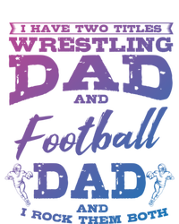 Football Dad Wrestling Sport Wrestler Player FatherS Day Gift Women's Racerback Tank