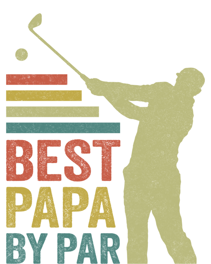 Funny Best Papa By Par FatherS Day Golf Grandpa Funny Gift T-Shirt