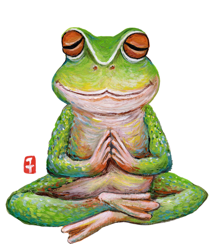 Funny Frog Yoga Meditation Yoga Animal Frogs Lover Gift Great Gift Long Sleeve Shirt