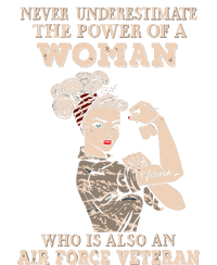 Never Underestimate The Power Of A Woman Air Force Veteran T-Shirt