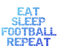 Funny Football Player Gift Eat Sleep Football Repeat Gift Hoodie