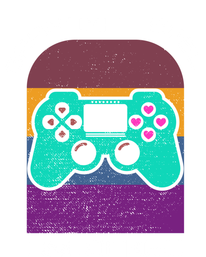 Funny Grandma Day Gaming On A Grandma Level Up Game Gift Button