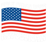 Ugly Girls Vote Republican Usa Flag Poster