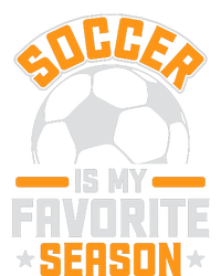 Soccer Is My Favorite Season Graphic Cropped Pullover Crew