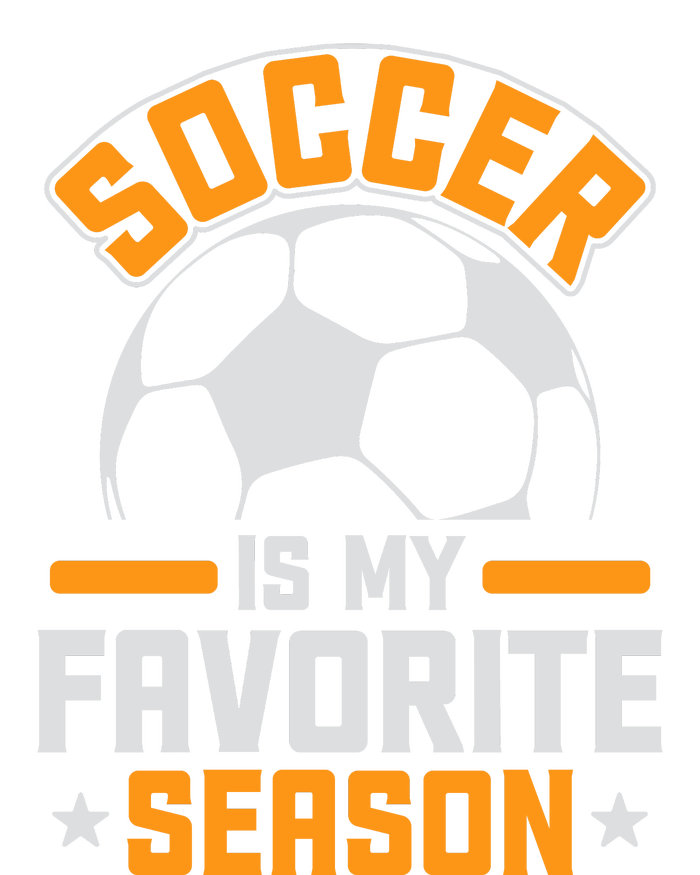 Soccer Is My Favorite Season Graphic Cropped Pullover Crew