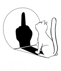 Grumpy Kitten Cats I DonT Like People Cat I Hate People Cat Gift 16 in Basic Backpack