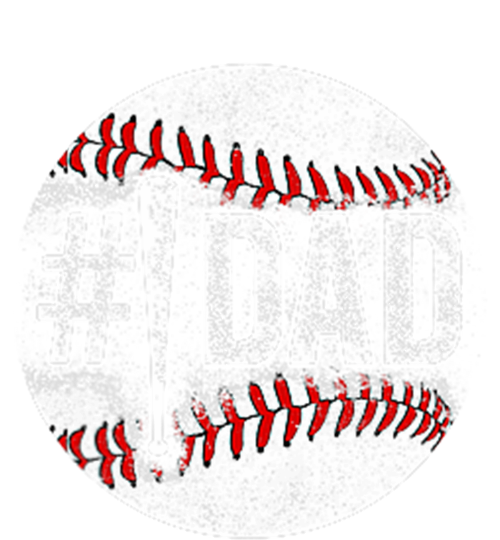 Number One Baseball Dad For Fathers Day Performance Long Sleeve Polo