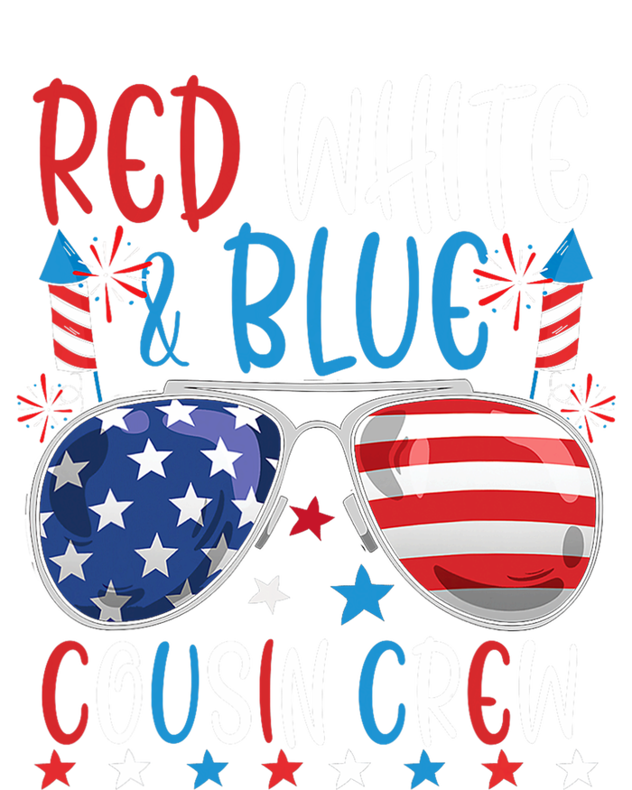 Red White And Blue Cousin Crew 4th Of July American Flag T-Shirt