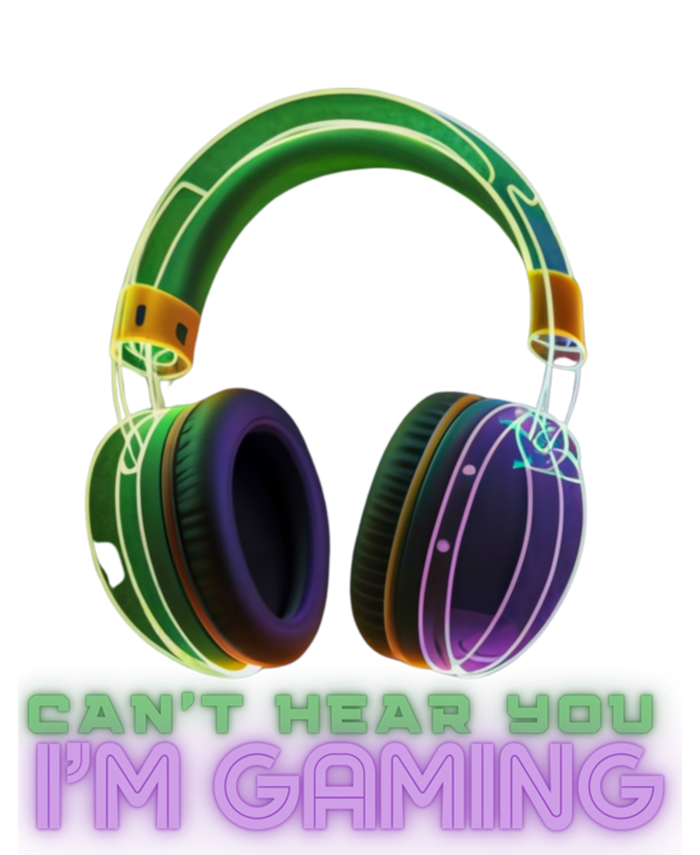 I CanT Hear You IM Gaming Addicted Gamer Graphic Cool Gift Canvas