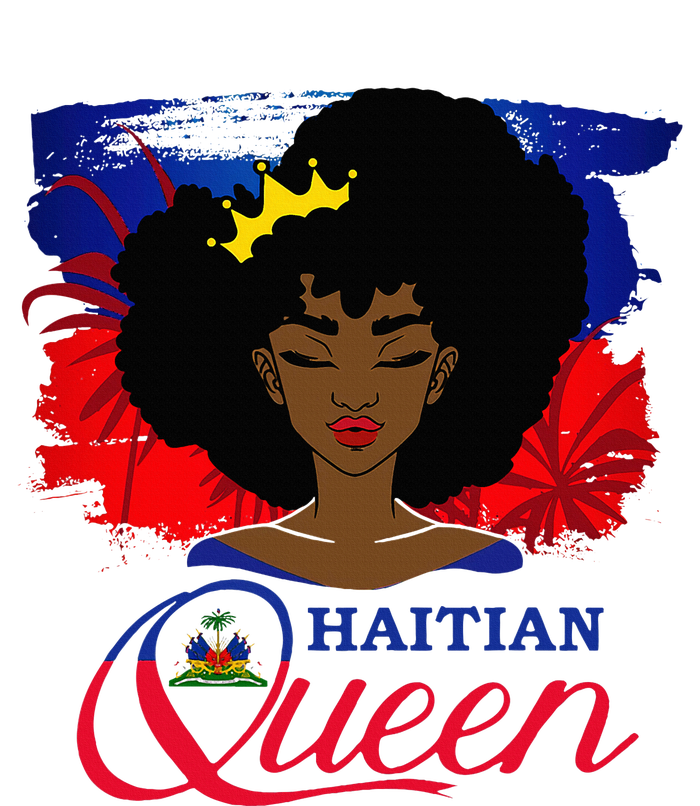 Haitian Queen Haiti Flag Melanin T-Shirt