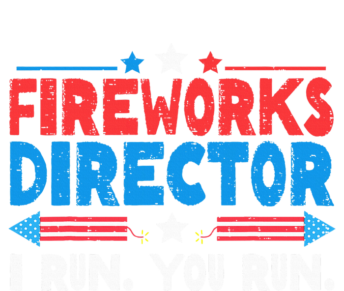 Fireworks Director I Run You Run 4th Of July Independence PosiCharge RacerMesh Polo