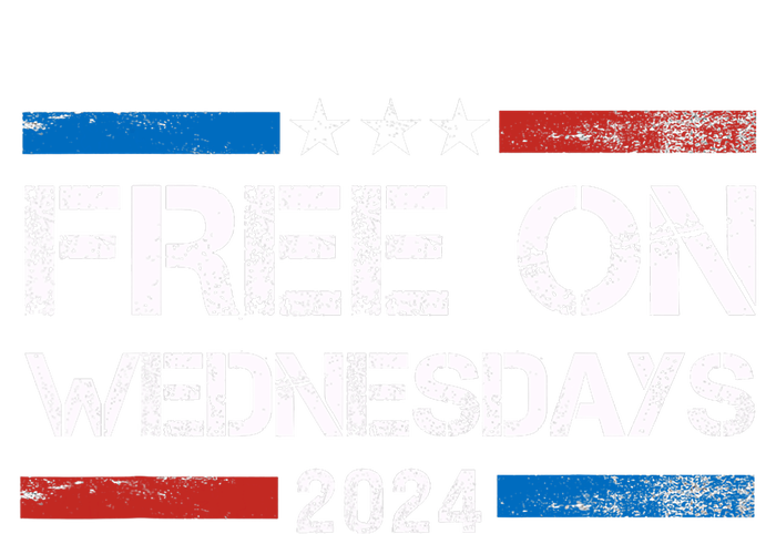 Biden Free On Wednesdays Us Flag Vintage Women's T-Shirt