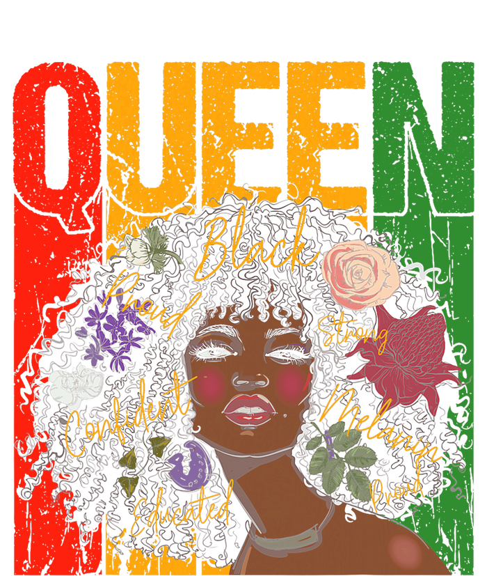 Juneteenth Black History Month Educated African Queen Tie-Dye T-Shirt