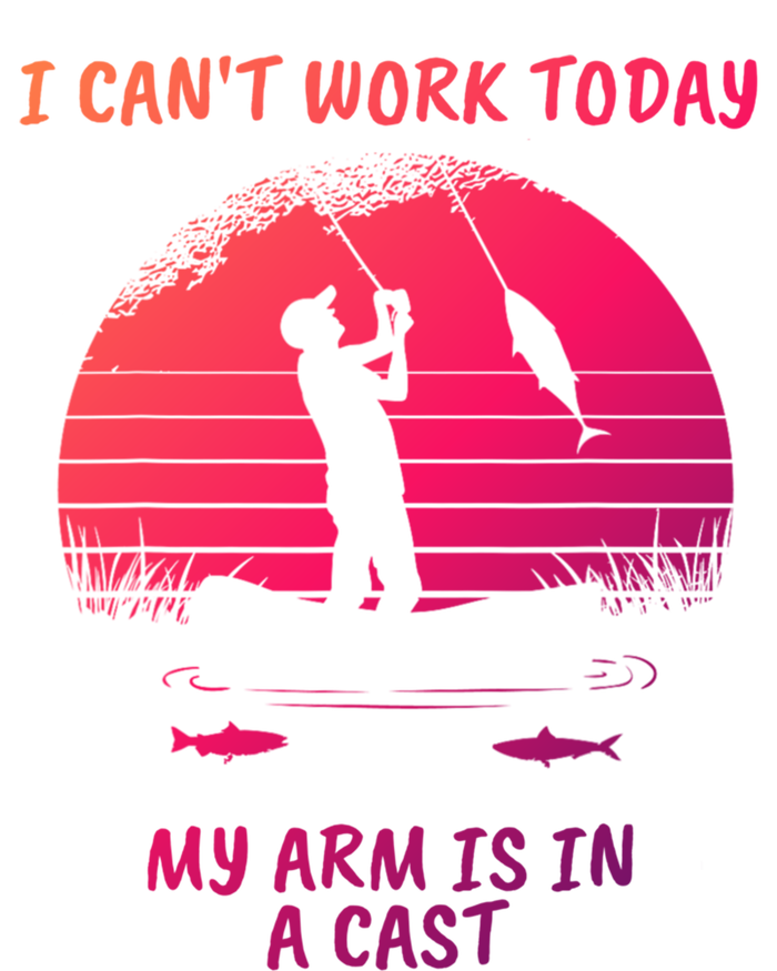 I CanT Work Today My Arm Is In A Cast FatherS Day Funny Great Gift Ladies Essential Flowy Tank