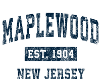 Maplewood New Jersey Nj Vintage Sports Women's Knotted Racerback Tank