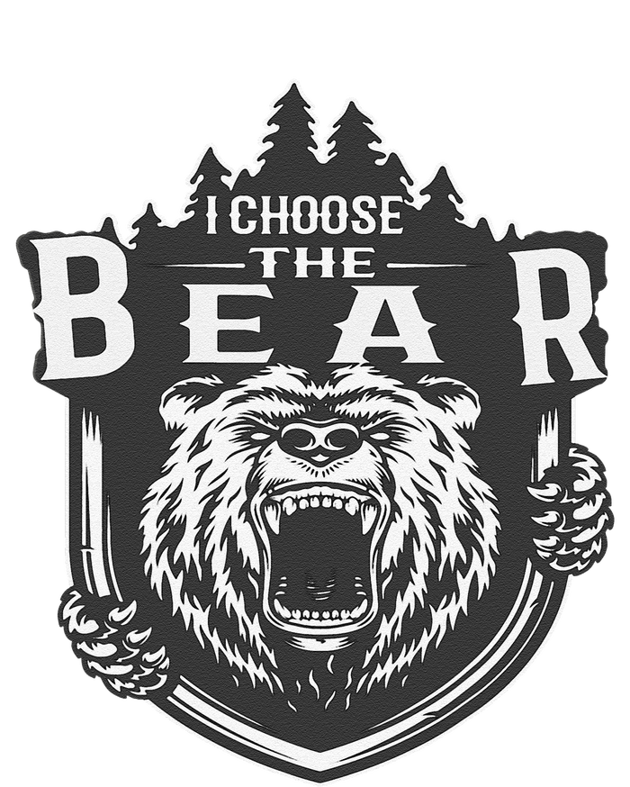 I Choose The Bear In The Woods Long Sleeve Shirt