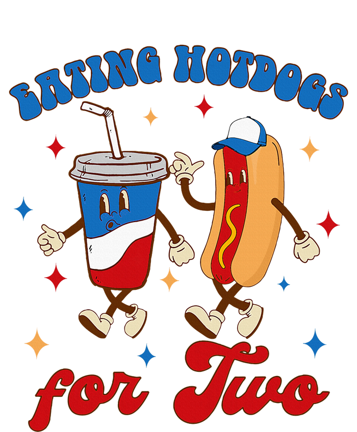 4th Of July Pregnancy Announcement Eating Hotdogs For Two Dry Zone Grid Polo