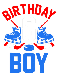 6th Birthday For Girl Boy 6 Yrs Old Ice Hockey Fan Flexfit Unipanel Trucker Cap