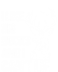 I Like Big Bucks And I Cannot Lie Funny Deer Hunting Father Gift Women's V-Neck T-Shirt