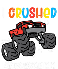 I Crushed Kindergarten Monster Truck Last Day Graduate Boy Tie-Dye Long Sleeve Shirt