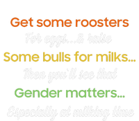 Get Some Roosters For Eggs And Raise Some Bulls For Milk Drawstring Bag