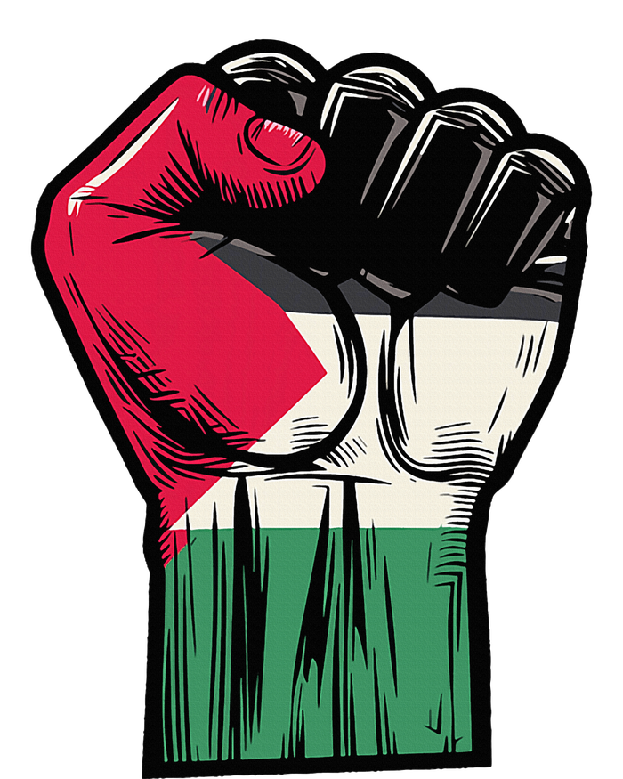 Palestine Flag Fist Peace T-Shirt