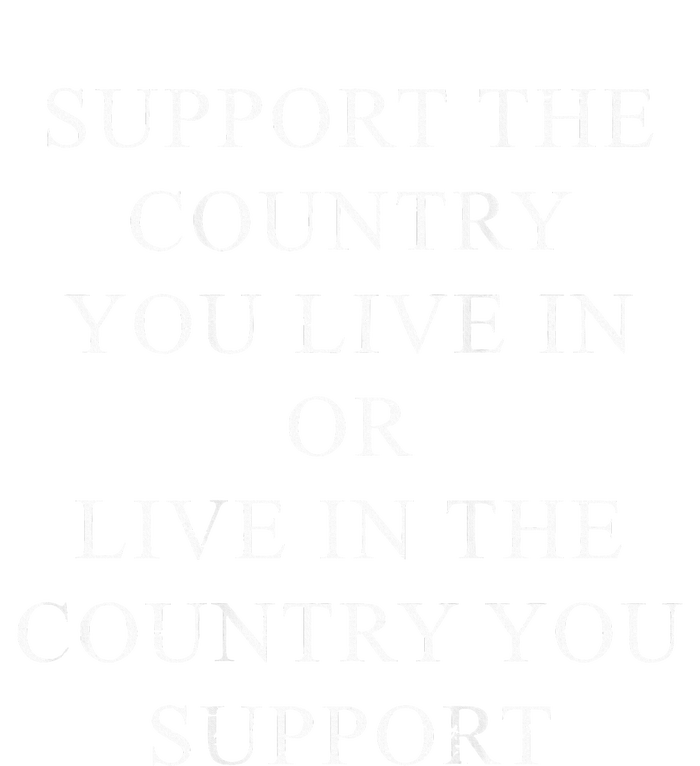 Retro Support The Country You Live In Patriotic Button