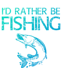 ID Rather Be Fishing Funny Gift Fisher Gift Tie-Dye T-Shirt